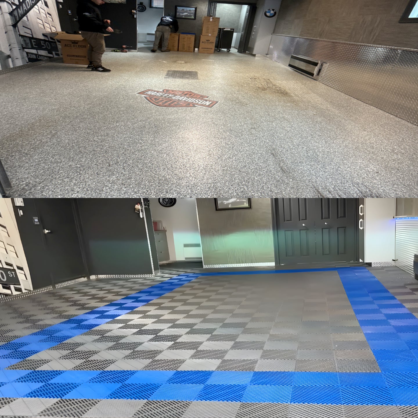 Avant / Après garage